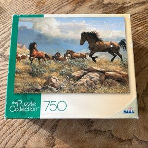 Wild Horse Mustang Jigsaw Puzzle The Distant Thunder Horse 2008
